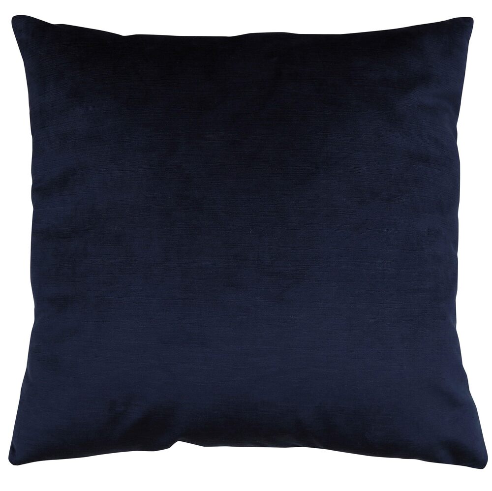 5154 Zippered Pillow Cover with Removable Feather Filler, Bradford Navy